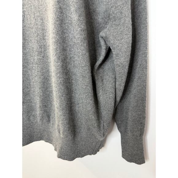 J. Crew Cashmere Relaxed Crew Neck Sweater Casual Wardrobe Grey Women's S - Picture 8 of 13